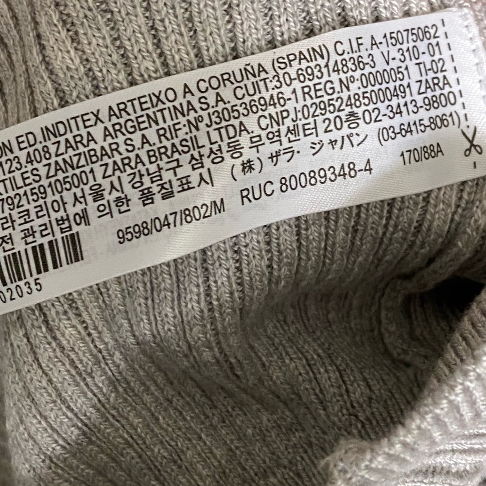 NWT ZARA COWL NECK SWEATER HOODIE WITH FRONT DRAWSTRINGS SIZE MEDIUM - Picture 9 of 10
